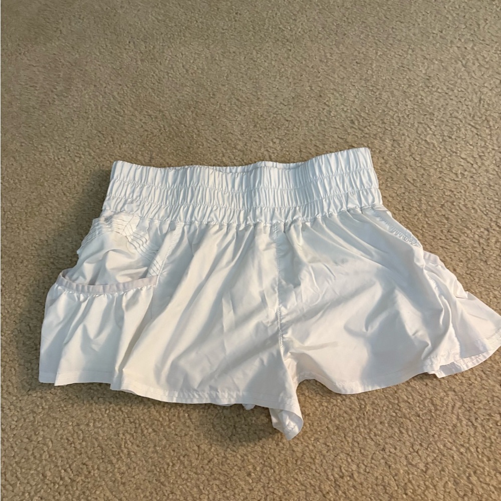 White fp movement get your flirt on shorts size xs